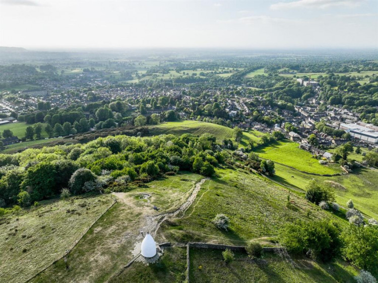 A plot of land containing part of White Nancy is up for sale (Credit: Rightmove/Holmes-Naden Estate Agents)