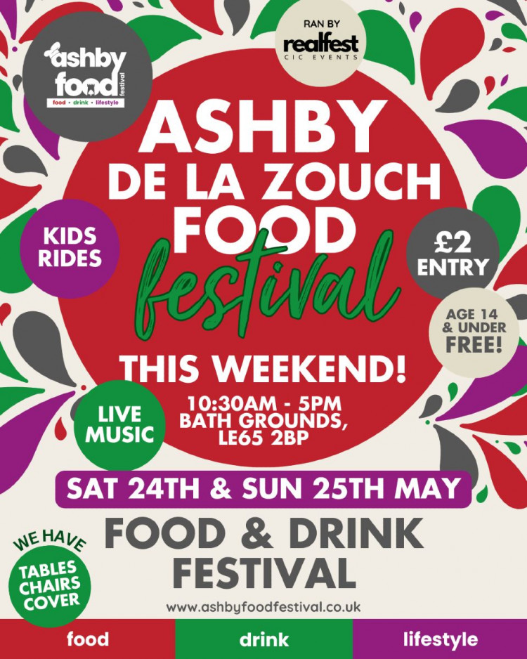 The Ashby Food Festival is this weekend at The Bath Grounds