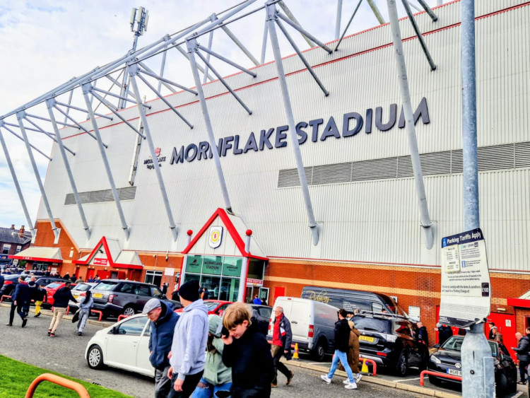 Crewe Alexandra FC is handing out 12,000 free season tickets to children aged 11 and under across Crewe, Nantwich, and Sandbach, in a bid to inspire the next generation of football fans (Ryan Parker).