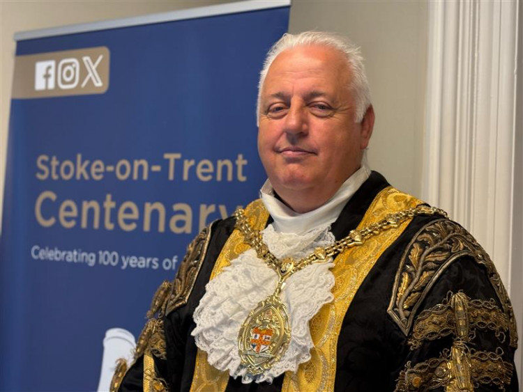 Cllr Steve Watkins has been officially appointed as the new Lord Mayor of Stoke-on-Trent. (Stoke-on-Trent City Council)