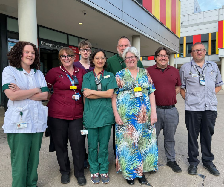 The HRD team at the Royal Stoke. (UHNM)