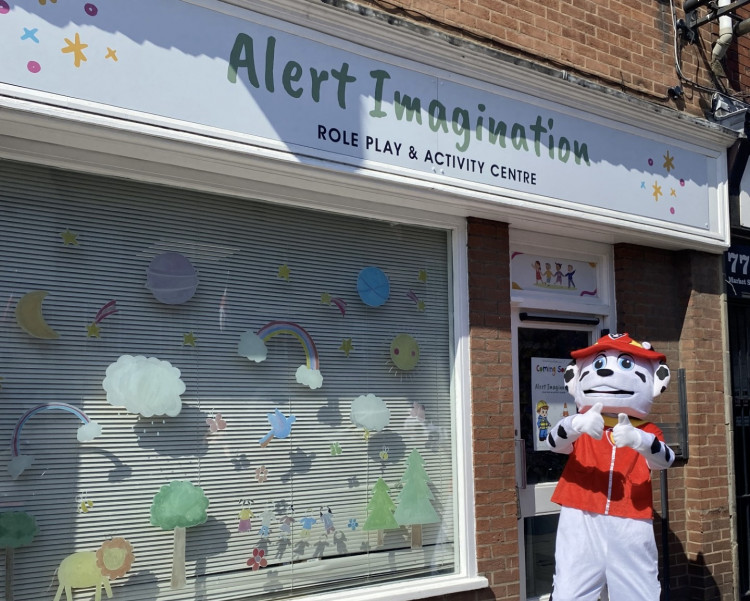 Alert Imagination opens its doors in Market Street, Ashby, on Saturday morning. Photos: Supplied