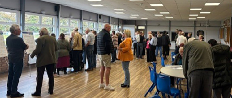 Growtrh portfolio holder Cllr Lee Watson was among those listening to residents' views. 