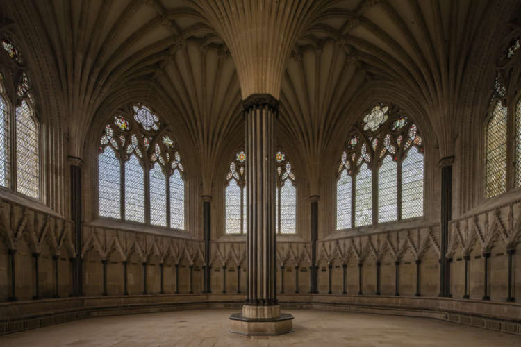 The Chapter House in Wells Cathedral (File photo) 