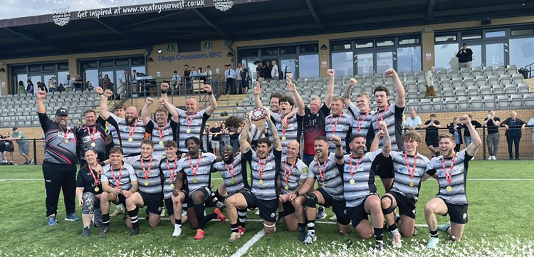 Tees celebrate their cup triumph