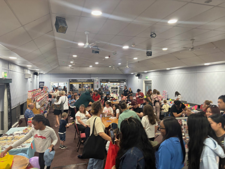 A packed hall at Tyrells Hall Club. 