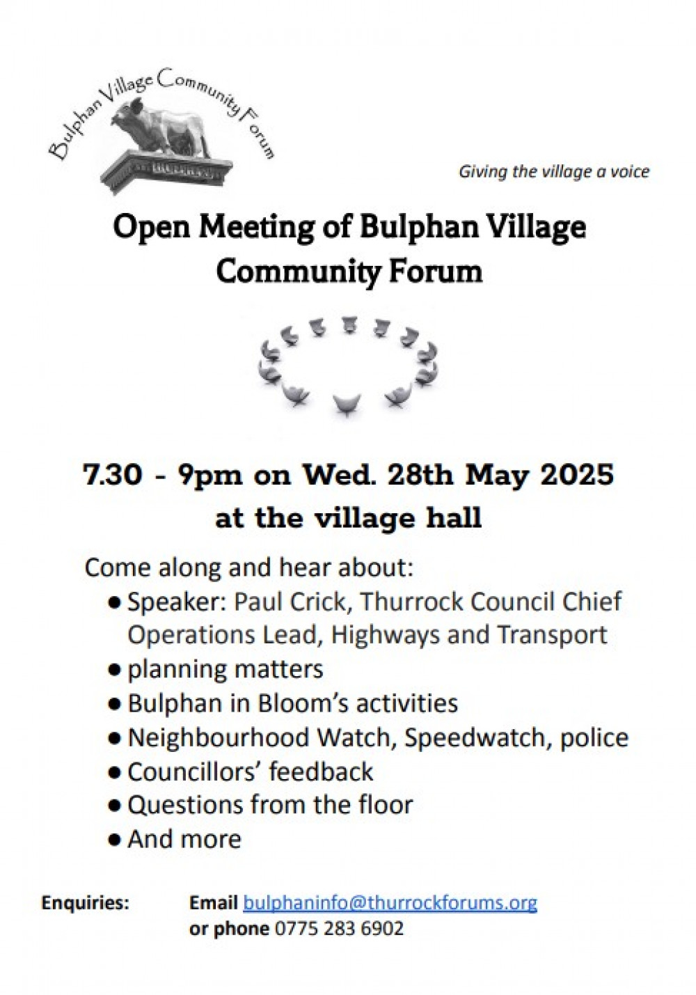 Open meeting Open meeting