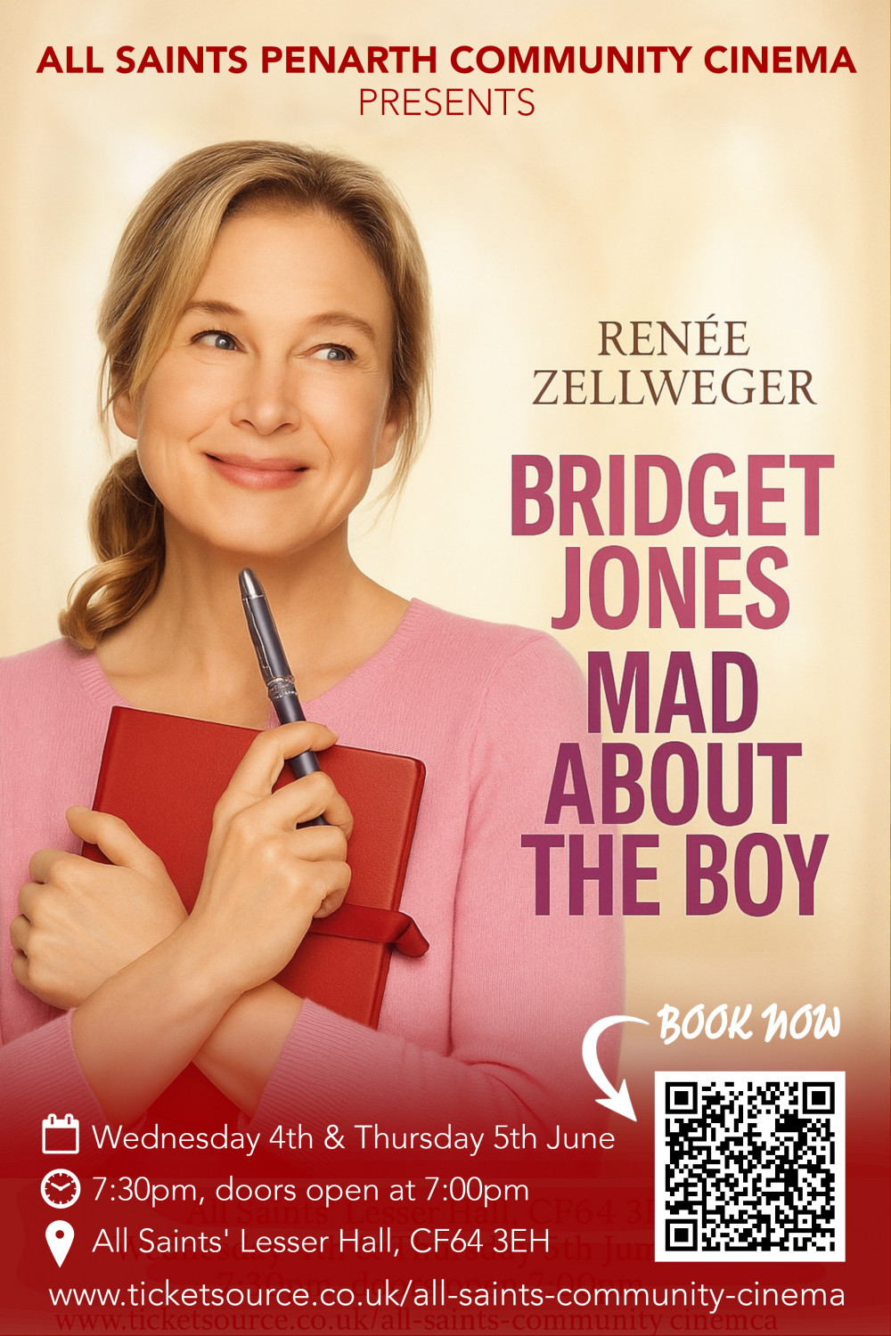 ALL SAINTS COMMUNITY CINEMA - BRIDGET JONES: MAD ABOUT THE BOY ALL SAINTS COMMUNITY CINEMA - BRIDGET JONES: MAD ABOUT THE BOY