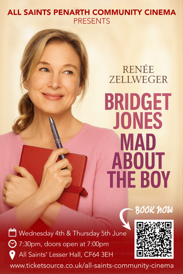 ALL SAINTS COMMUNITY CINEMA - BRIDGET JONES: MAD ABOUT THE BOY ALL SAINTS COMMUNITY CINEMA - BRIDGET JONES: MAD ABOUT THE BOY