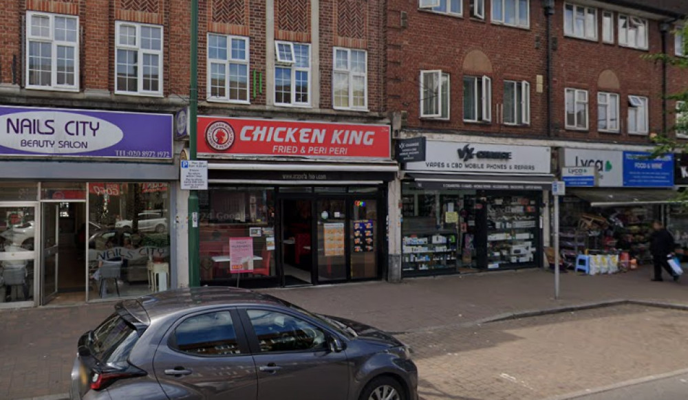 Chicken King is located at 54 Tolworth Broadway, Tolworth, Surbiton KT6 7HR (Credit: Google Street View)