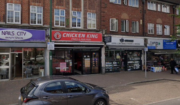 Chicken King is located at 54 Tolworth Broadway, Tolworth, Surbiton KT6 7HR (Credit: Google Street View)