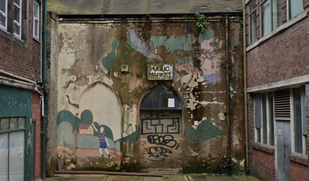 Stoke-on-Trent City Council will apply for £1 million to repair the roof of the Burslem Indoor Market building. (Google) Stoke-on-Trent City Council will apply for £1 million to repair the roof of the Burslem Indoor Market building. (Google)