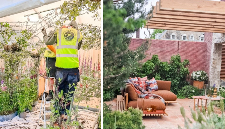 Rutland's Green-Wood By Design and The Gardener's Forge showcased exceptional craftsmanship at the Chelsea Flower Show (Images supplied)