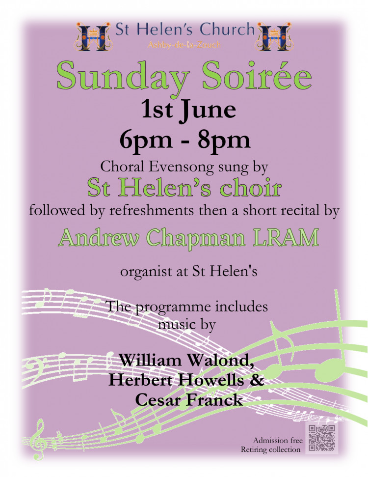 Sunday Soirée at St Helen's Church, Ashby de la Zouch