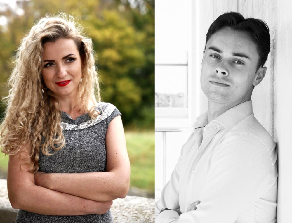 The concert features performances by Khrystyna Makar and Marcus Dawson (Image via: Chester Philharmonic Orchestra) The concert features performances by Khrystyna Makar and Marcus Dawson (Image via: Chester Philharmonic Orchestra)