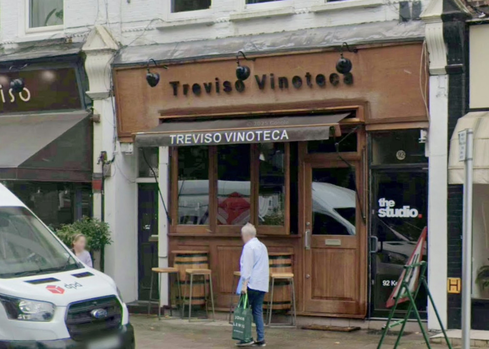 Treviso Vinoteca on 92 Kew Road, Richmond (credit: Google Maps). Treviso Vinoteca on 92 Kew Road, Richmond (credit: Google Maps).