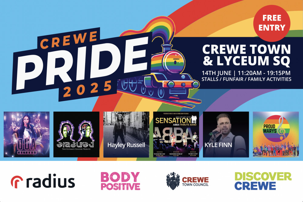 Crewe Pride 2025 Crewe Pride 2025
