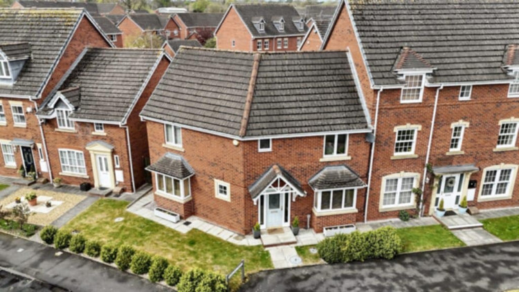 The three-bedroom semi-detached home on Morgan Walk, Nantwich (James Du Pavey).