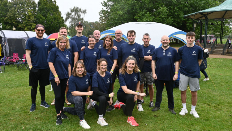 Simpson Financial Services staff at the Dragon boat charity race (images supplied)