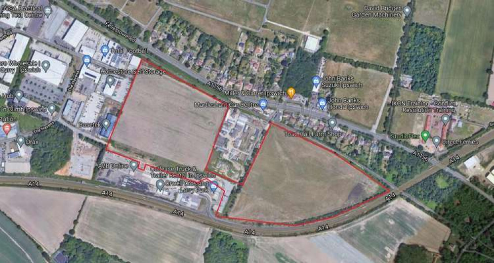 Orwell crossing logistic park pan approved