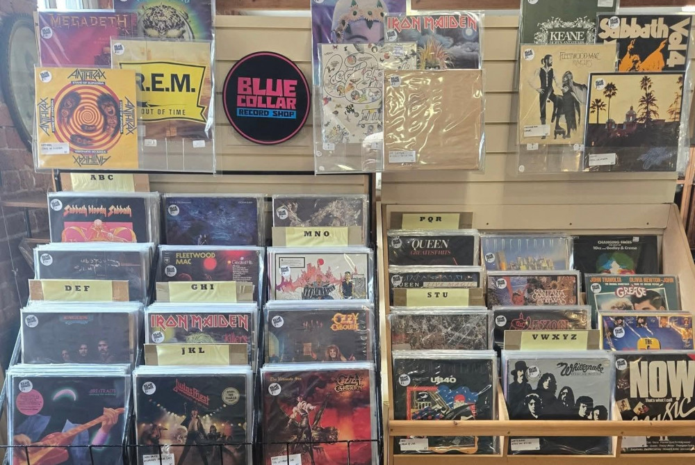 Blue Collar Record Shop has opened at Victoria Mill (Credit: Mike Stanier) Blue Collar Record Shop has opened at Victoria Mill (Credit: Mike Stanier)