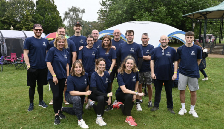 Simpson Financial Services staff at the Dragon boat charity race (images supplied)