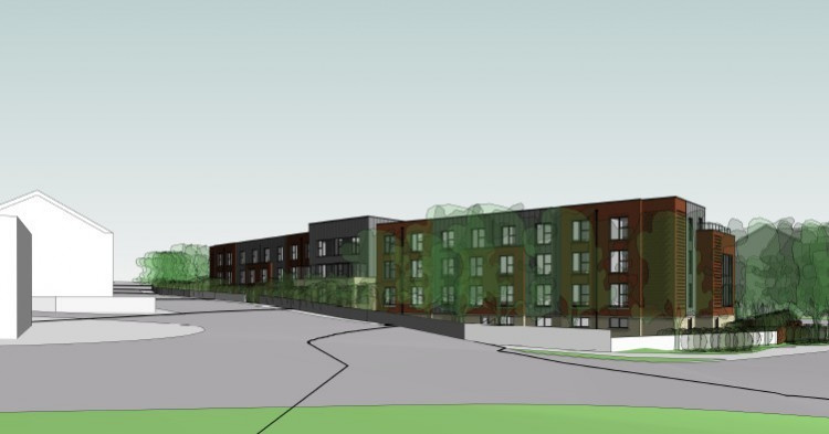 Designs for the proposed care home off Parsonage Street (Credit: Den Architecture)