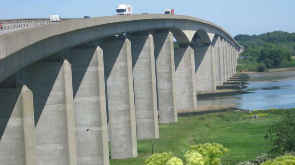 Speed limit reduced on Orwell Bridge by Shotley peninsula