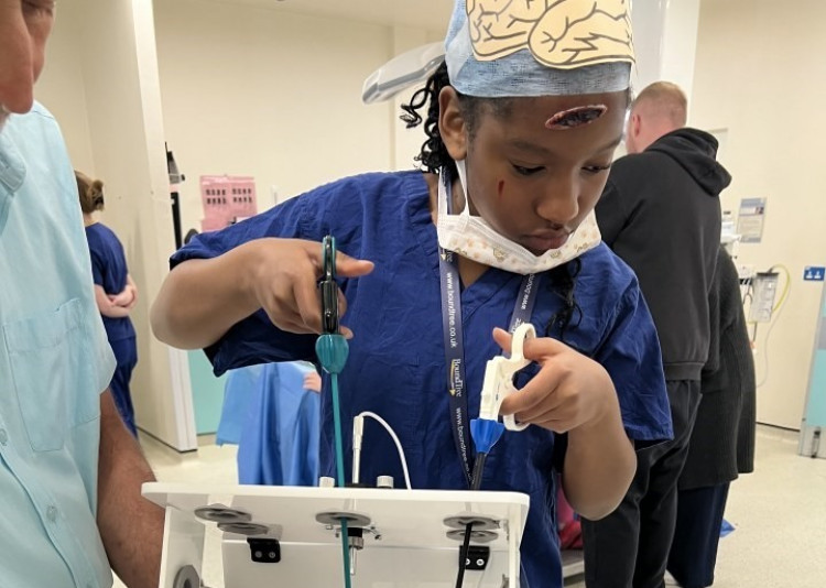 Macclesfield District General Hospital welcomed youngsters to an open day (Credit: ECNHST)