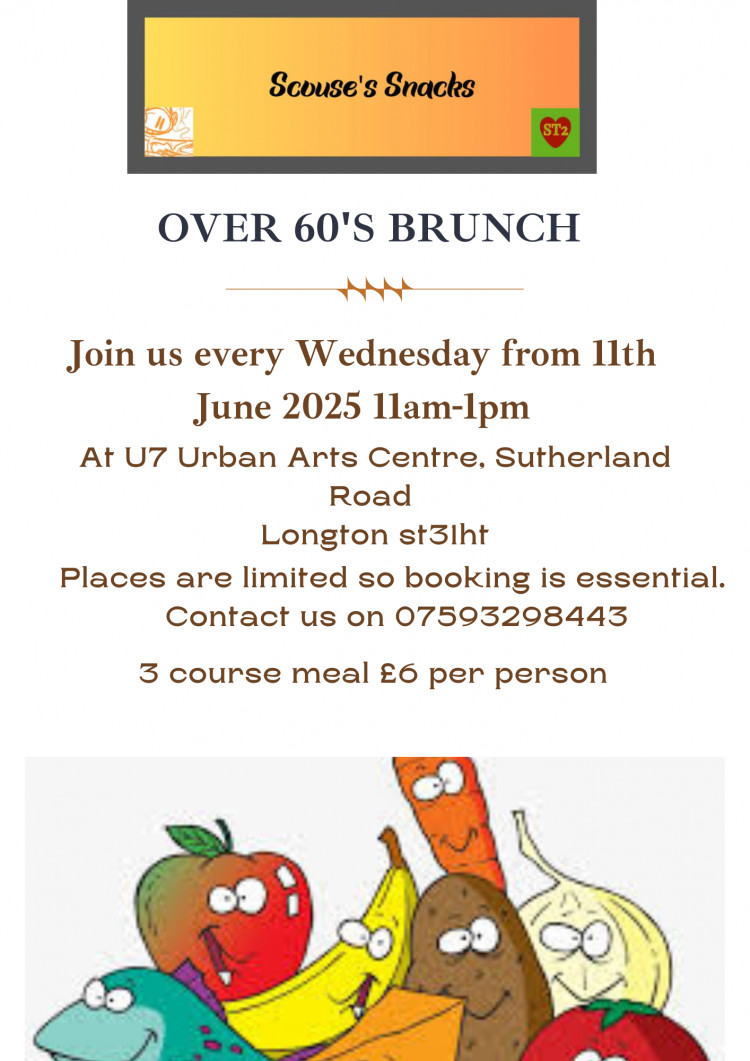 Over 60's brunch Over 60's brunch
