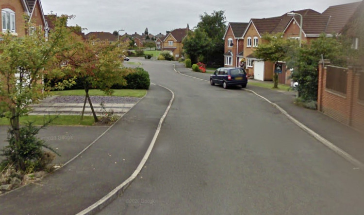 The plan centres on a property in Robin Road, Coalville. Photo: Instantstreetview.com