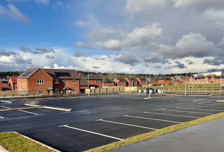 The Money Hill car park is due to open this summer. Photo: Ashby Nub News