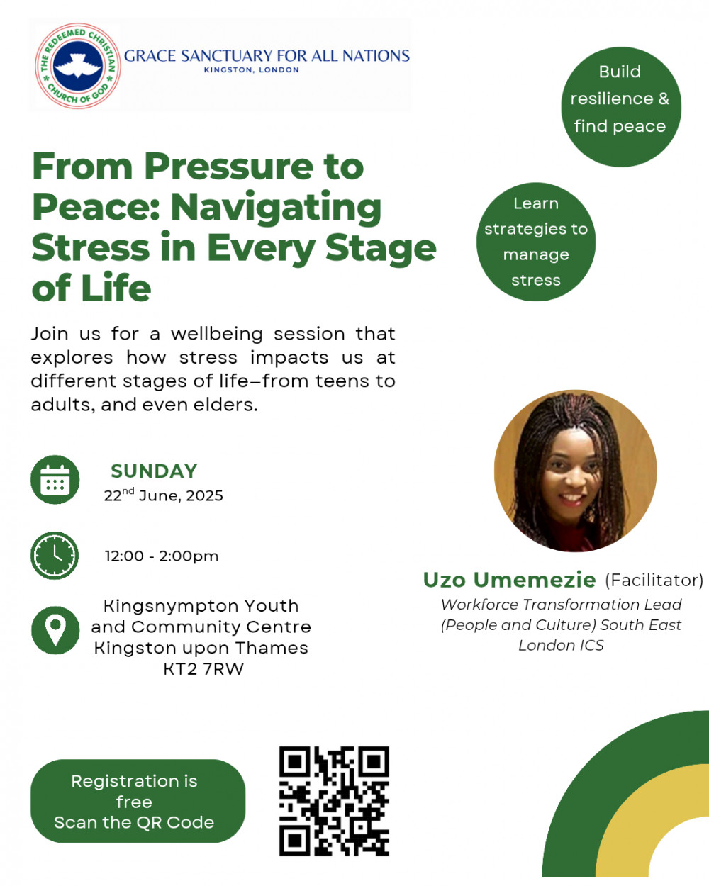 Health & Wellbeing Seminar. From Pressure to Peace: Navigating Stress in Every Stage of Life Health & Wellbeing Seminar. From Pressure to Peace: Navigating Stress in Every Stage of Life