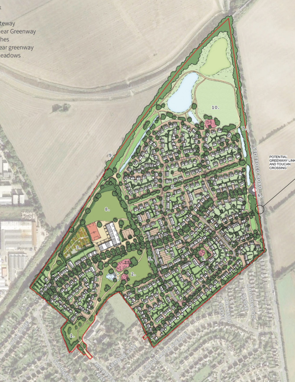 Highover Farm masterplan Highover Farm masterplan