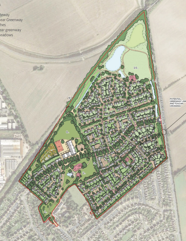 Highover Farm masterplan 