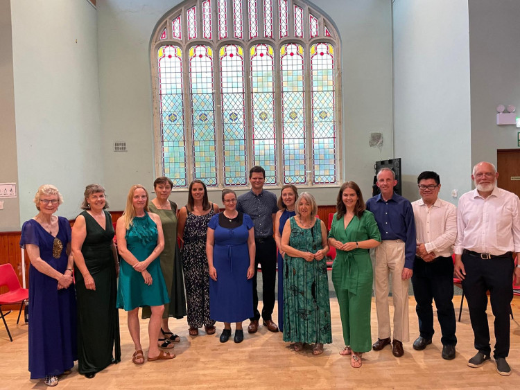 Spectrum Singers at Penarth Methodist Church, Upper Hall