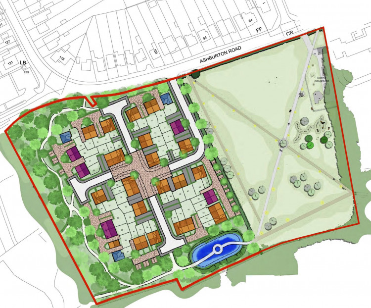 Plans for the proposed development off Ashburton Road in Hugglescote. Images: NWLDC/MyPad/Geoff Perry Associates