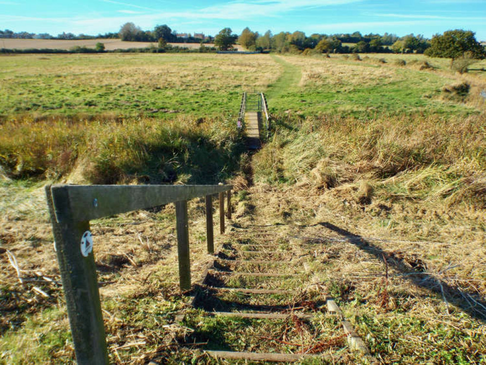 Steps in Shotley marshes