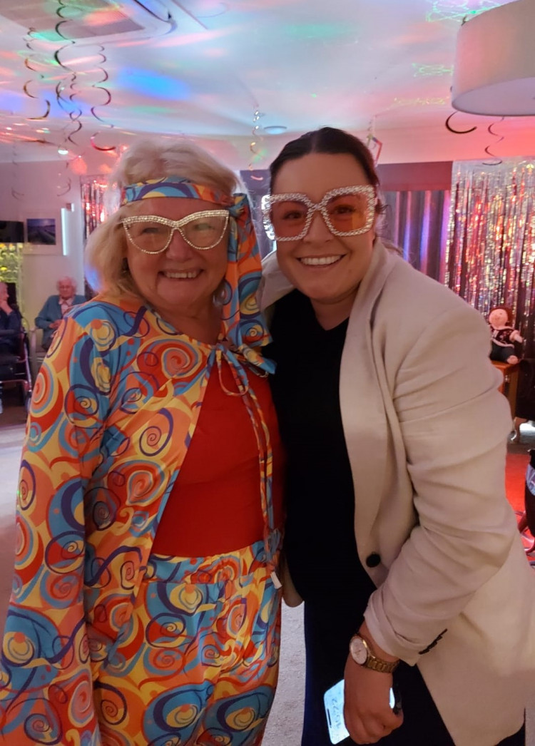 Crandon Springs General manager, Meg Cleal, was delighted with the positive response to the care home's first dementia discos, and the fabulous non-stop disco classics provided by Jan McNeill.. 