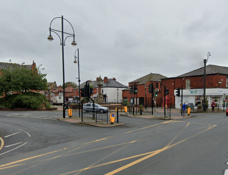 Police are appealing for information after a man was forced off his bike while waiting at traffic lights in Reddish on Friday 30 May (Image - Google Maps))