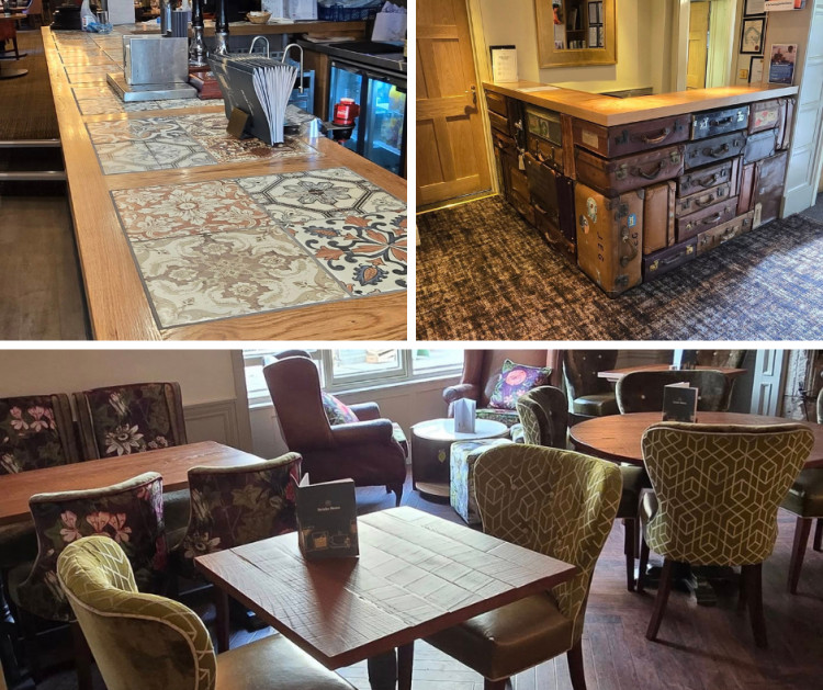 The Swan Hotel in Wells reopens with a modern revamp, featuring a new bar, updated reception, and contemporary interiors, while preserving its historic charm. (The Swan/FB)