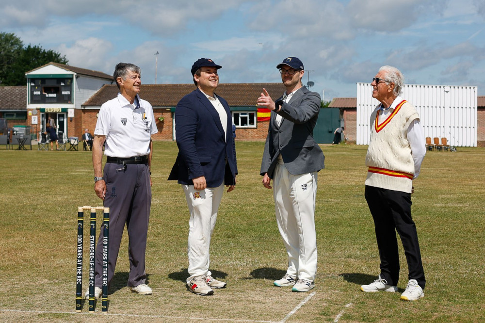 Tom Willats won the toss and in time-honoured tradition for such matches asked MCC to bat first. Tom Willats won the toss and in time-honoured tradition for such matches asked MCC to bat first.