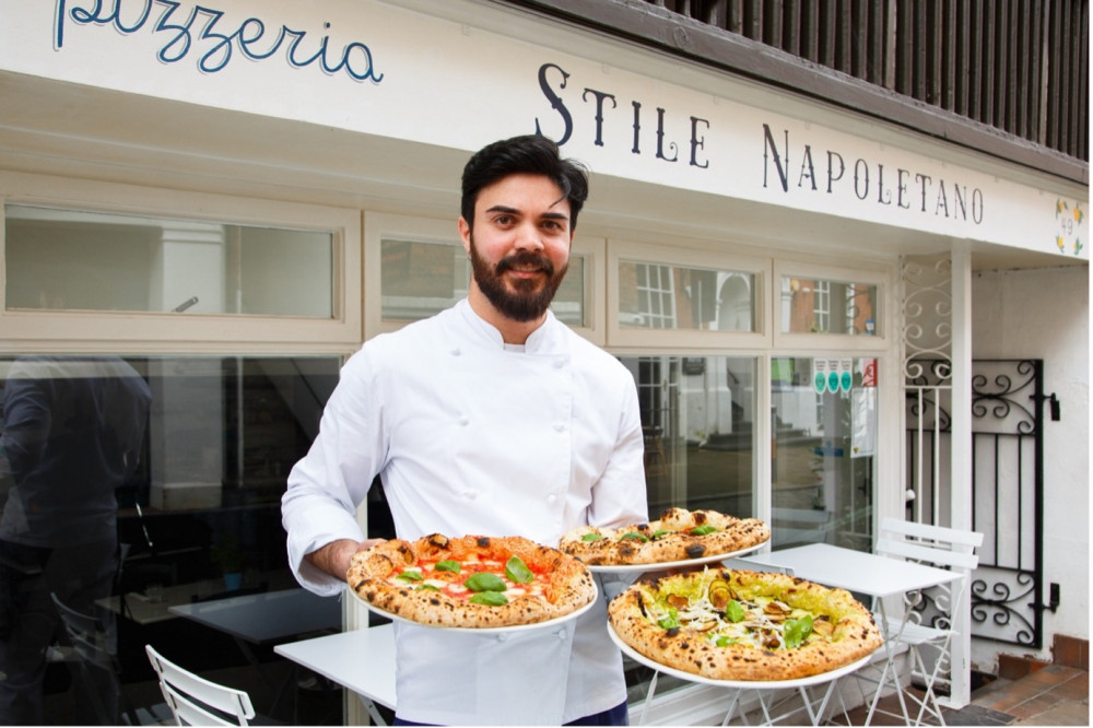 Giacomo Guido first opened the Chester pizzeria in 2018 (Image via: Stile Napoletano) Giacomo Guido first opened the Chester pizzeria in 2018 (Image via: Stile Napoletano)