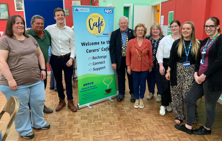 Set up by the local NHS, it’s a fantastic chance for local carers to meet up each week. 