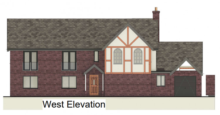 The extension was built on a home in Wroxall (image via planning application)