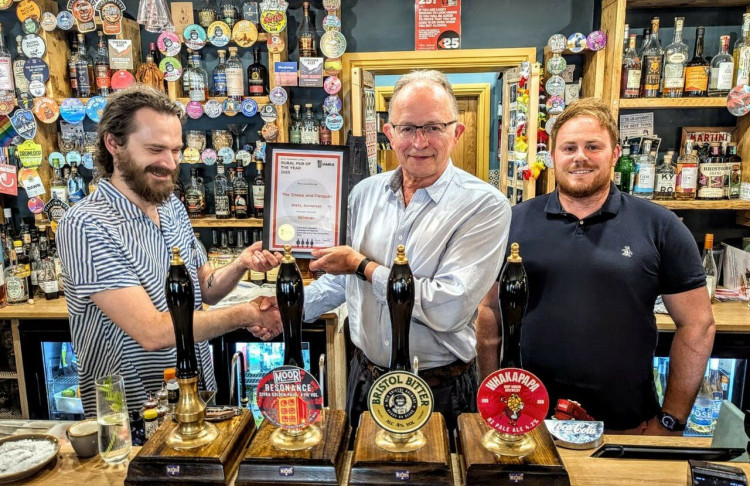 Sheep & Penguin, Wells, wins CAMRA's Rural/Borders Pub of the Year 2025 for its ales and atmosphere, after a 2023 restoration from its mermaid past.