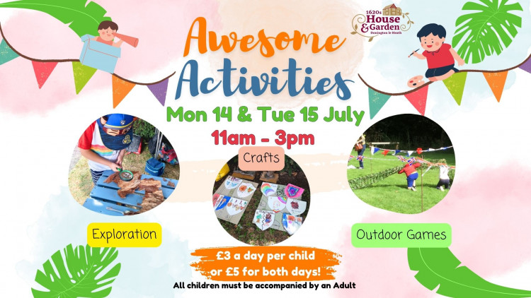 Awesome Activities at The 1620s House and Garden, Manor Road, Donington le Heath, Coalville Awesome Activities at The 1620s House and Garden, Manor Road, Donington le Heath, Coalville