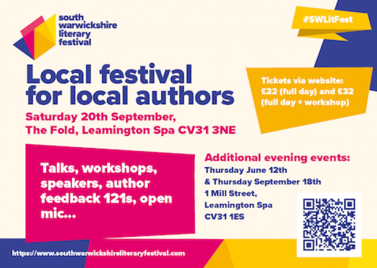 South Warwickshire Literary Festival evening events cancelled due to 'unforeseen circumstances' (images via SWLF)