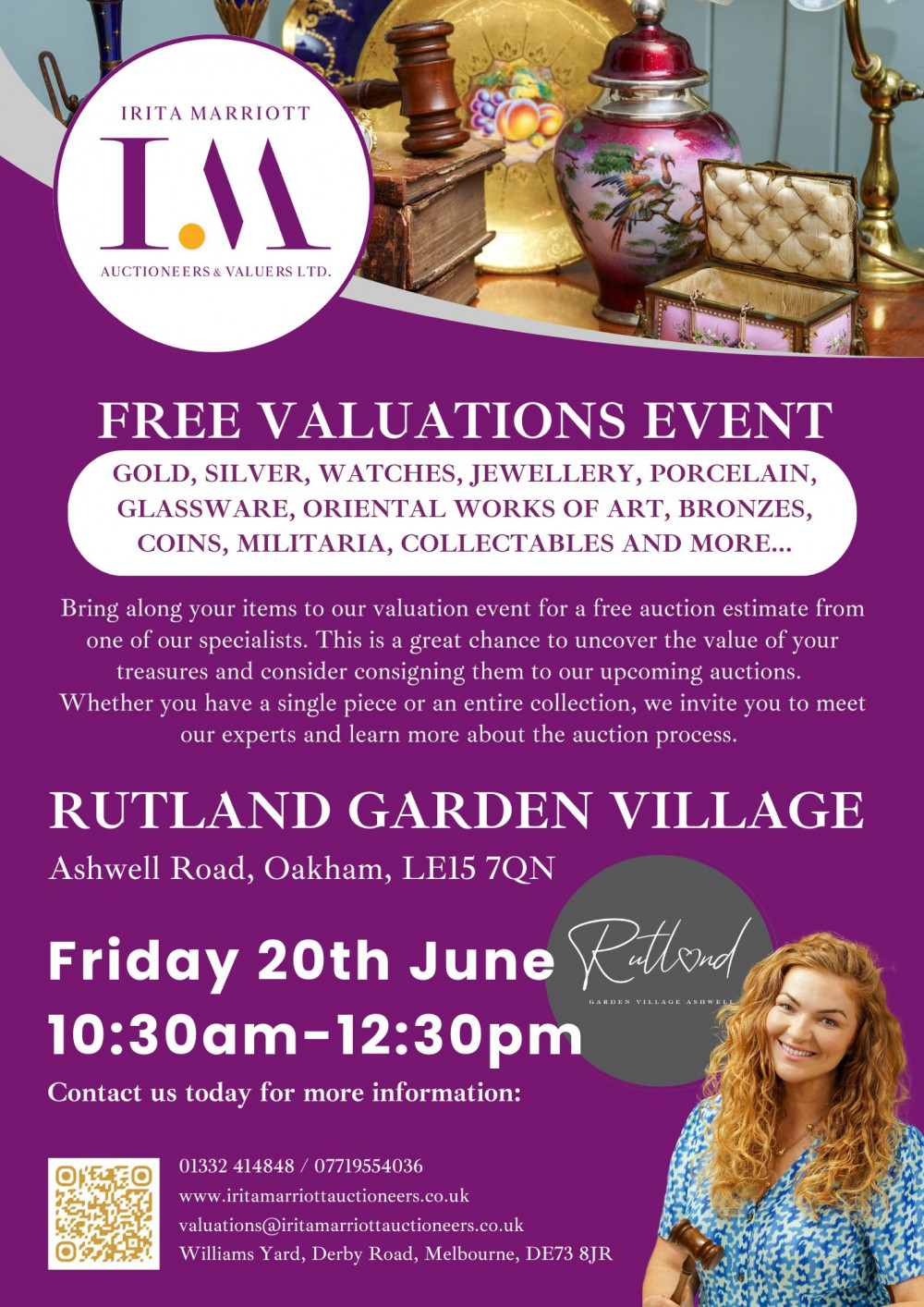 Irita Marriott FREE VALUATIONS Irita Marriott FREE VALUATIONS