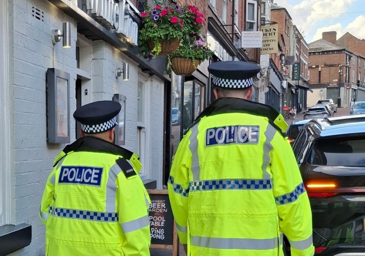 Police took part in Sceptre in May (Credit: Cheshire Police)